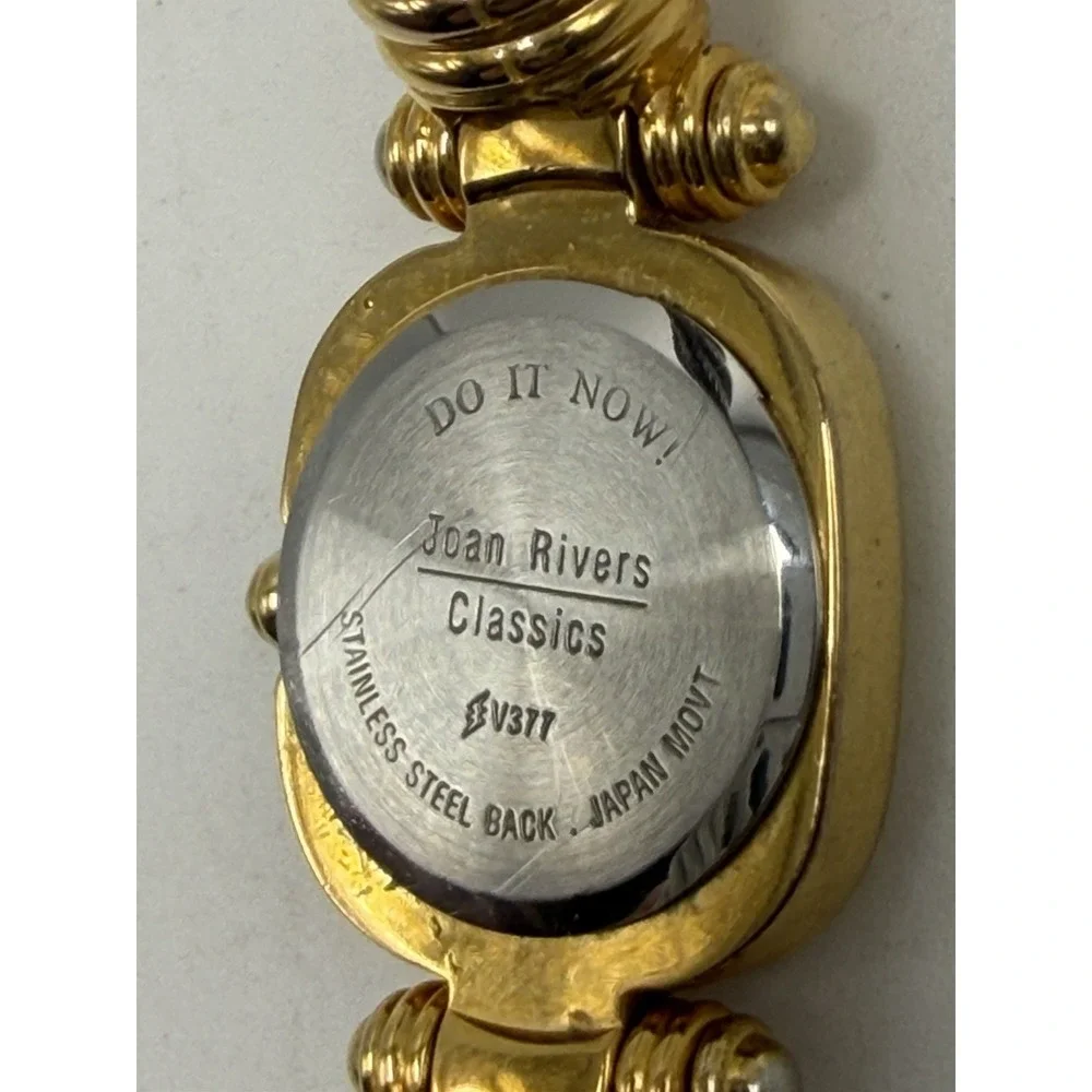 Joan Rivers Classics New Battery Ladies Cuff Watch Do It Now 22MM 6
